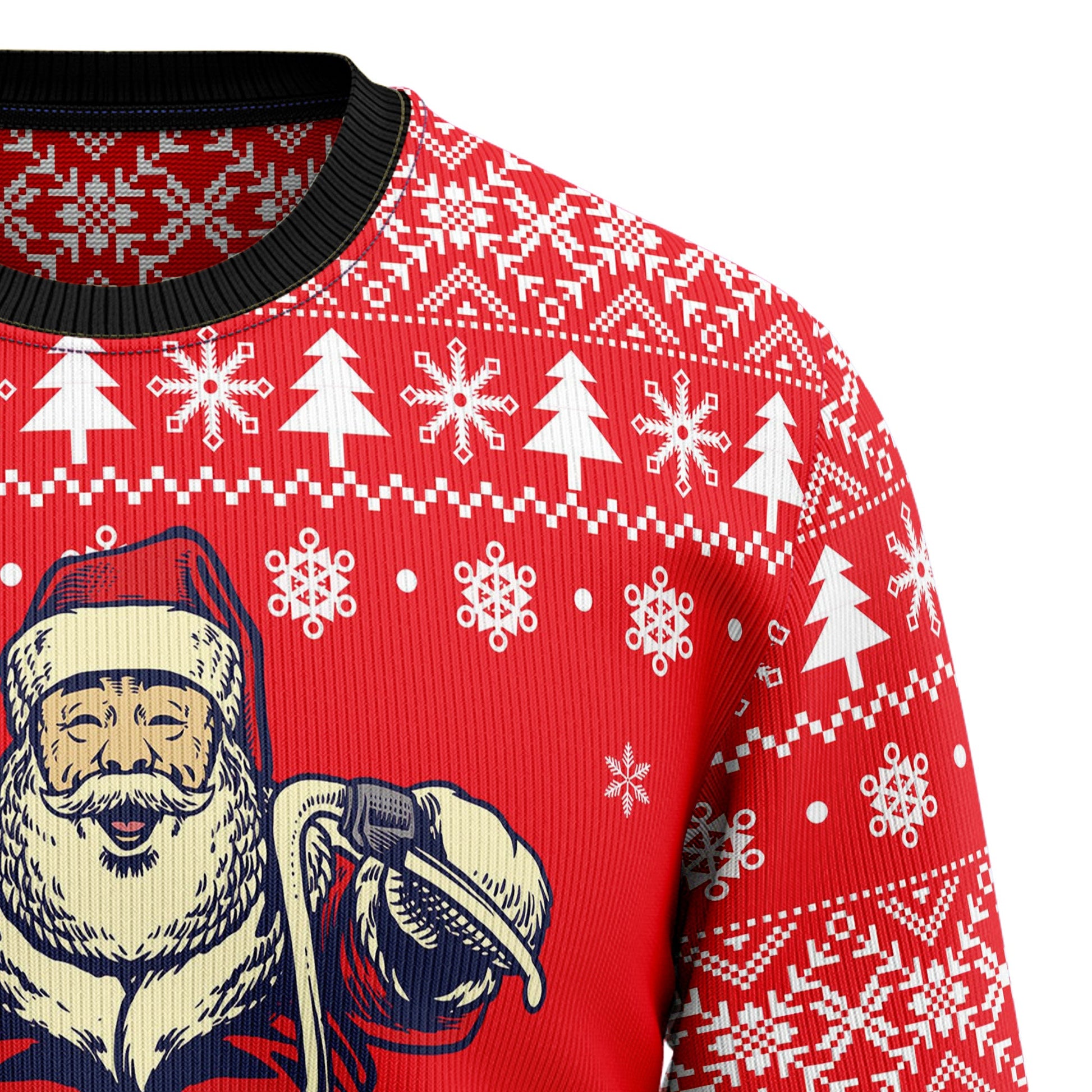 litzzy Santa Claus Ride A Motorcycle HZ100506 Ugly Christmas Sweater -  Best Gift For Christmas, Noel Malalan - Christmas Signature sweater   