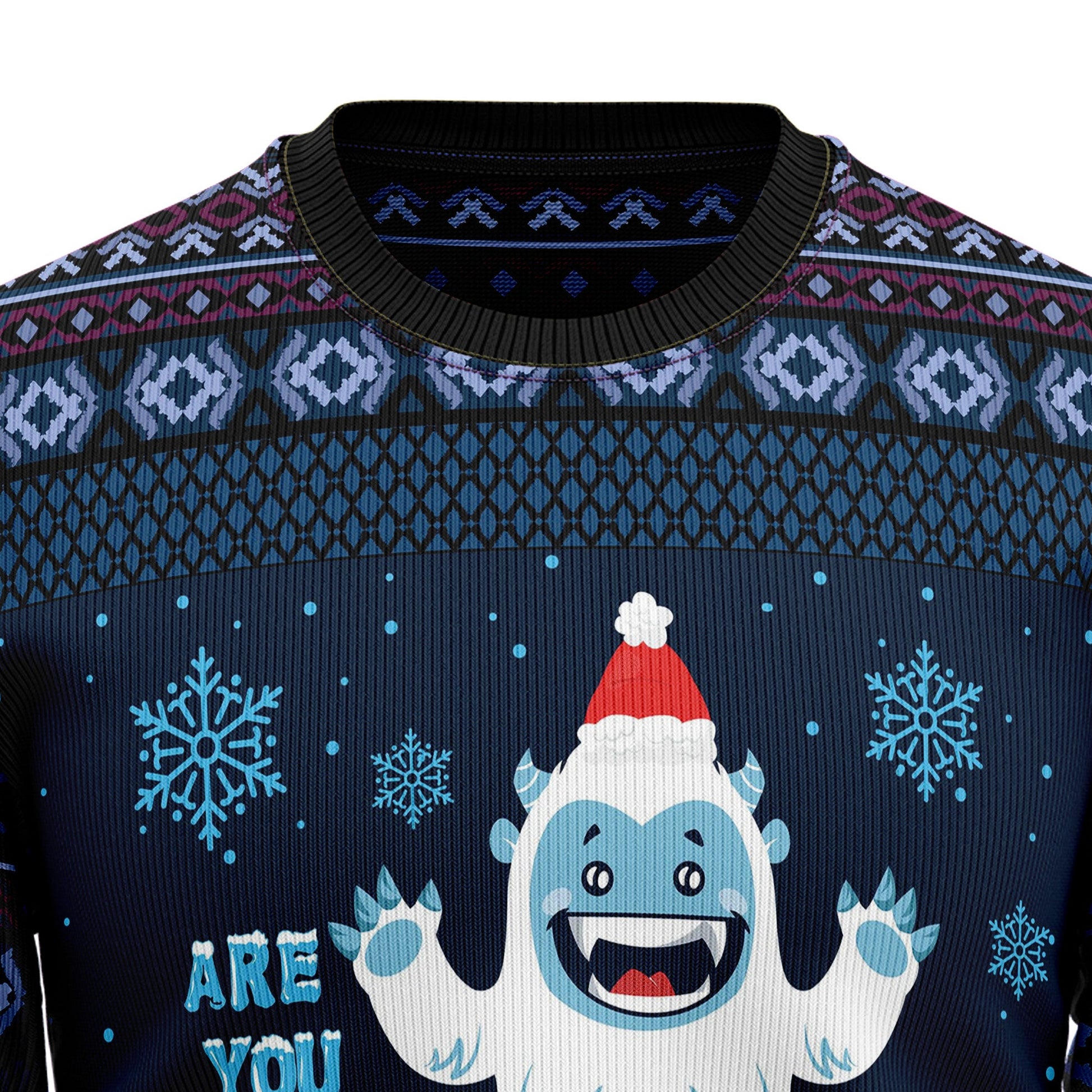 litzzy Are You Yeti For Christmas HT051118 Ugly Christmas Sweater -  Best Gift For Christmas, Noel Malalan - Christmas Signature sweater   