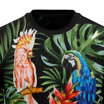 litzzy Parrot Tropical T2010 Ugly Christmas Sweater -  Best Gift For Christmas, Noel Malalan - Christmas Signature - TB82743 sweater   