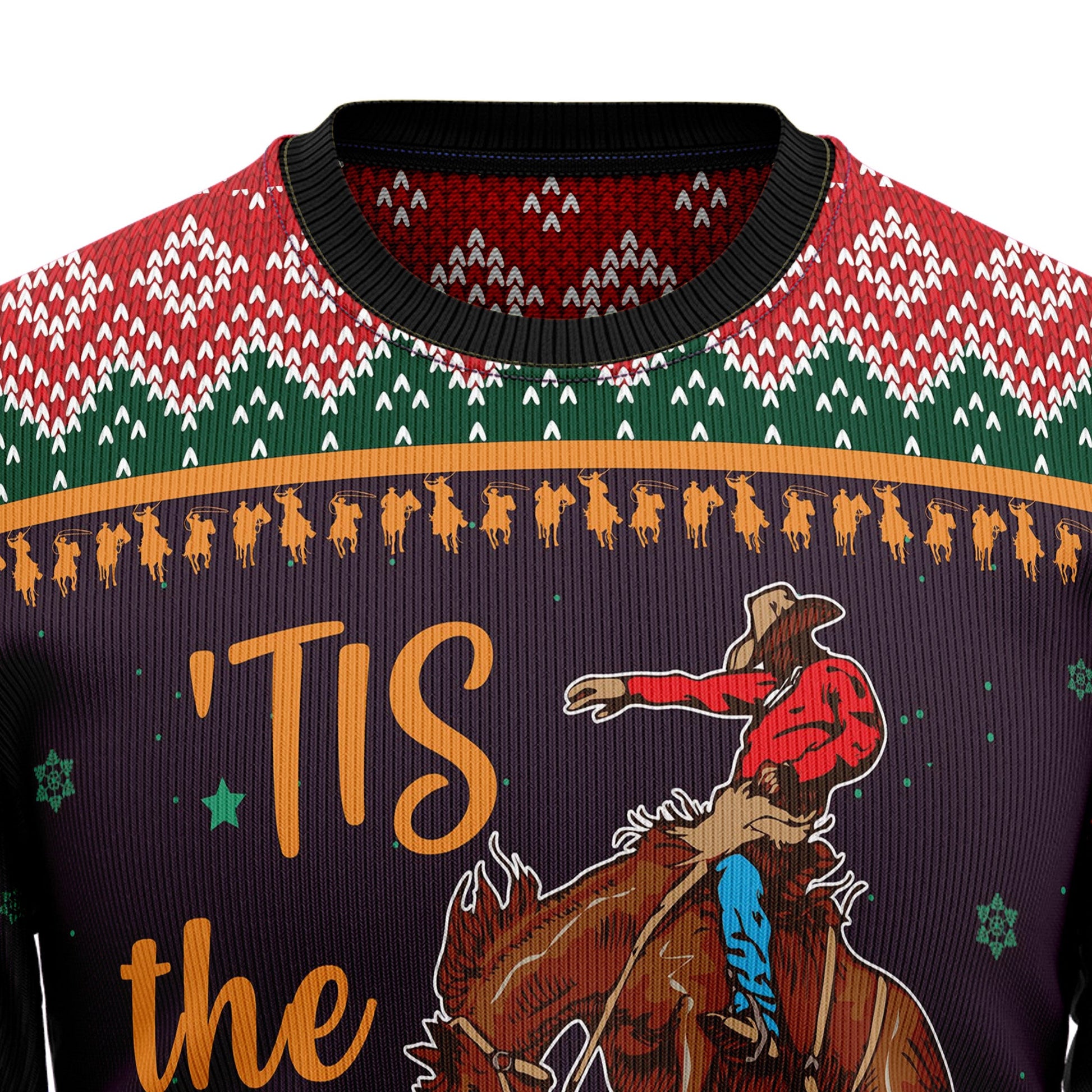 litzzy Cowboy Season T0611 Ugly Christmas Sweater -  Best Gift For Christmas, Noel Malalan - Christmas Signature sweater   