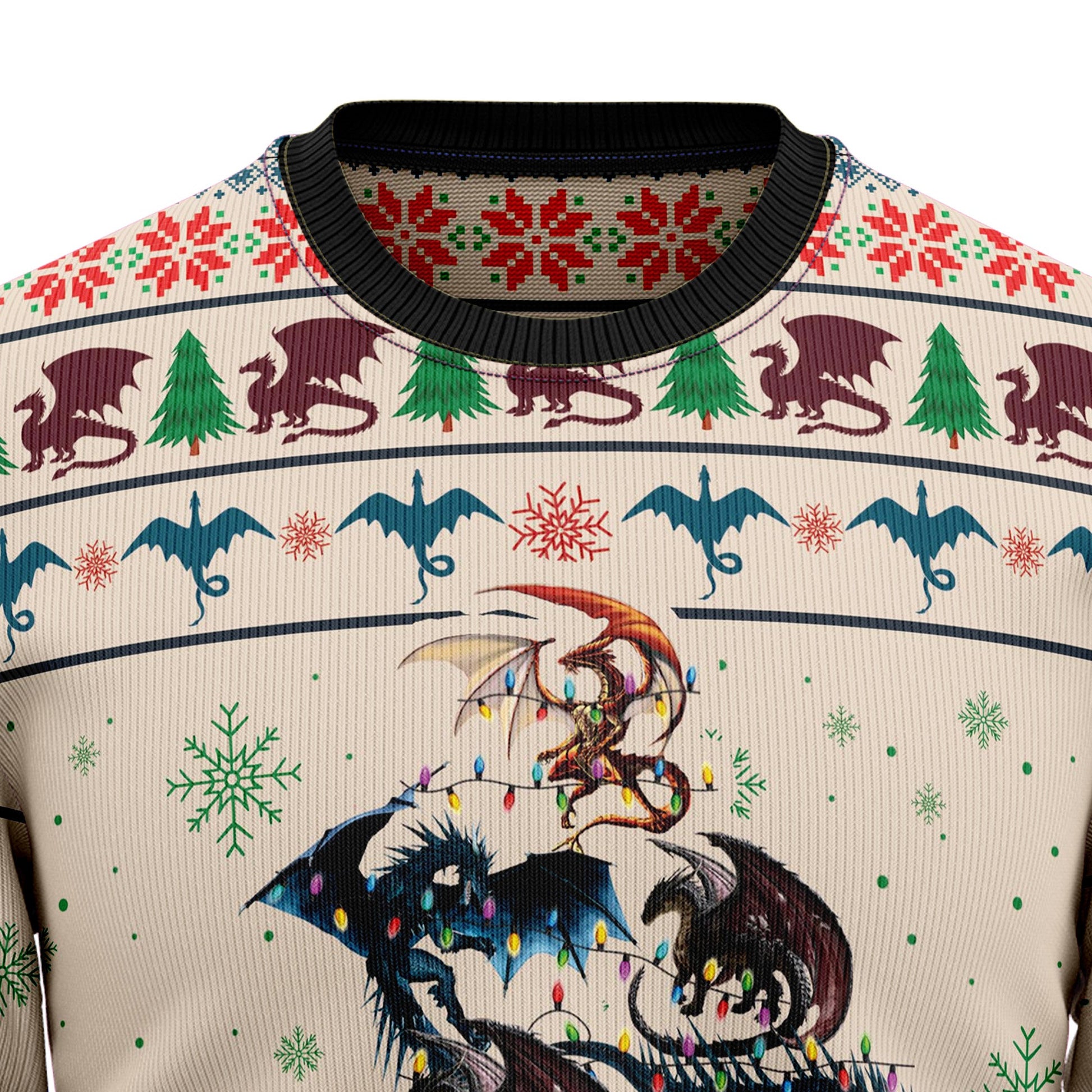 litzzy Dragon Tree G5112 Ugly Christmas Sweater -  Best Gift For Christmas, Noel Malalan - Christmas Signature sweater   