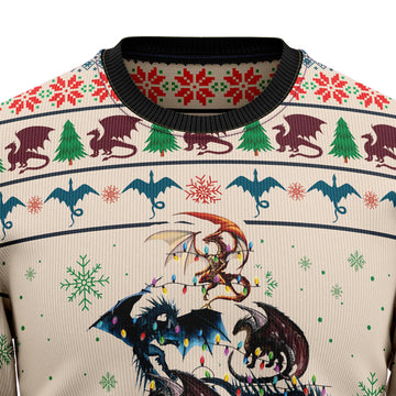litzzy Dragon Tree G5112 Ugly Christmas Sweater -  Best Gift For Christmas, Noel Malalan - Christmas Signature sweater   