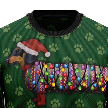 litzzy Dachshund HT102208 Ugly Christmas Sweater -  Best Gift For Christmas, Noel Malalan - Christmas Signature sweater   