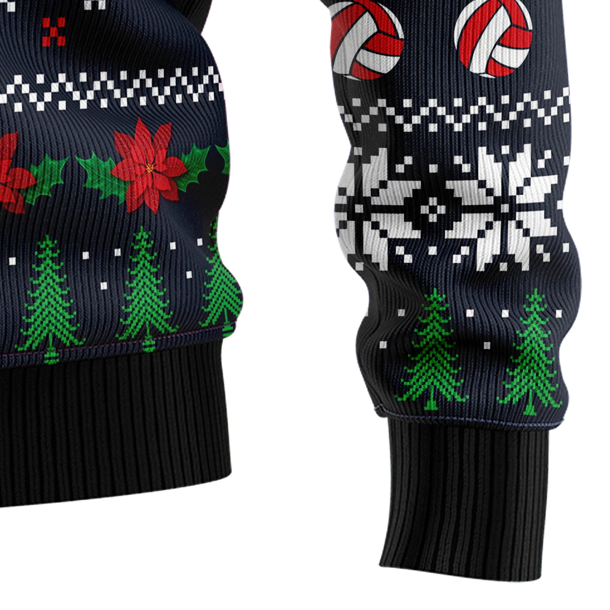 litzzy Holly Volley Volleyball HZ102615 Ugly Christmas Sweater -  Best Gift For Christmas, Noel Malalan - Christmas Signature sweater   