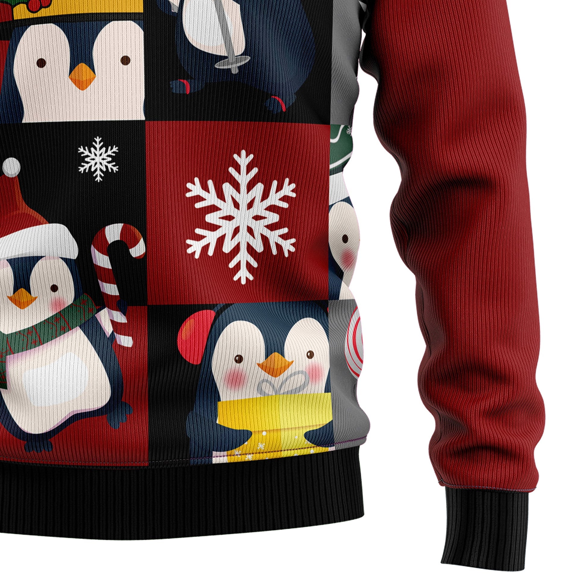 litzzy Cute Penguin HZ92411 Ugly Christmas Sweater -  Best Gift For Christmas, Noel Malalan - Christmas Signature sweater   