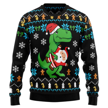 litzzy Dinosaur HZ102613 Ugly Christmas Sweater -  Best Gift For Christmas, Noel Malalan - Christmas Signature sweater   