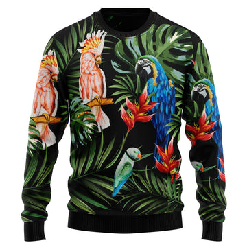 litzzy Parrot Tropical T2010 Ugly Christmas Sweater -  Best Gift For Christmas, Noel Malalan - Christmas Signature - TB82743 sweater S  