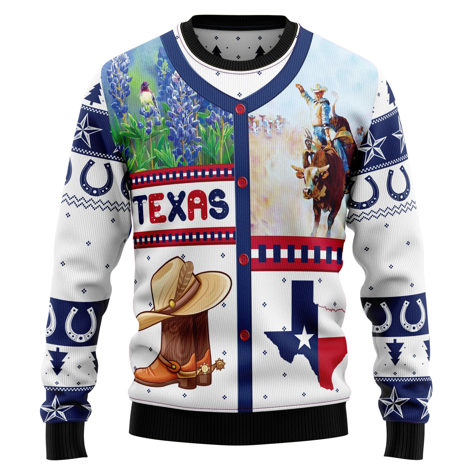 litzzy Awesome Texas TG5114 Ugly Christmas Sweater -  Best Gift For Christmas, Noel Malalan - Christmas Signature sweater   