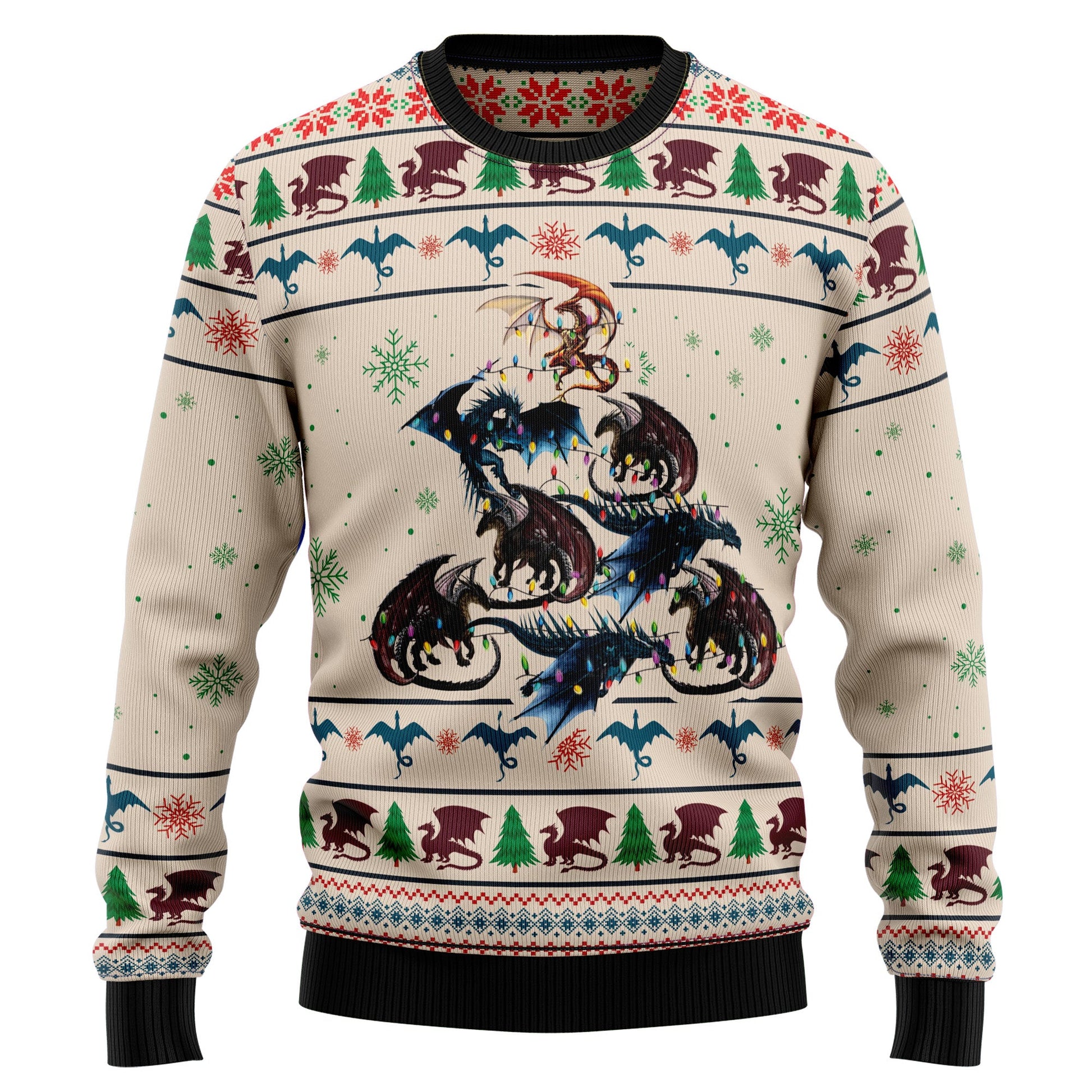 litzzy Dragon Tree G5112 Ugly Christmas Sweater -  Best Gift For Christmas, Noel Malalan - Christmas Signature sweater   