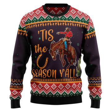 litzzy Cowboy Season T0611 Ugly Christmas Sweater -  Best Gift For Christmas, Noel Malalan - Christmas Signature sweater   