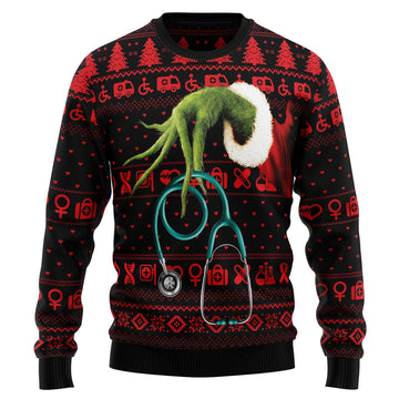 litzzy For Nurse D2610 Ugly Christmas Sweater -  Best Gift For Christmas, Noel Malalan - Christmas Signature sweater   
