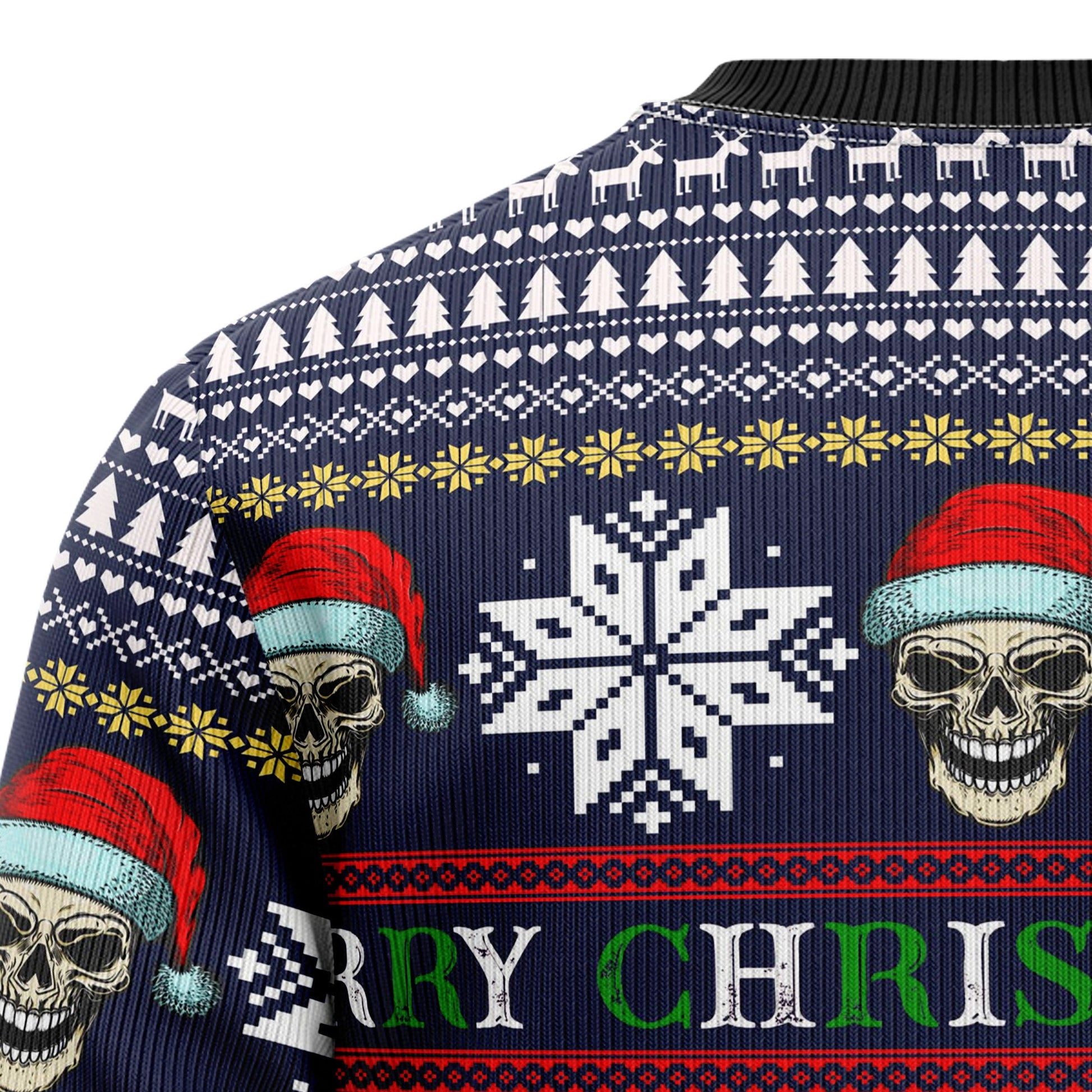 litzzy Skull Christmas TY239 Ugly Christmas Sweater -  Best Gift For Christmas, Noel Malalan - Christmas Signature sweater   