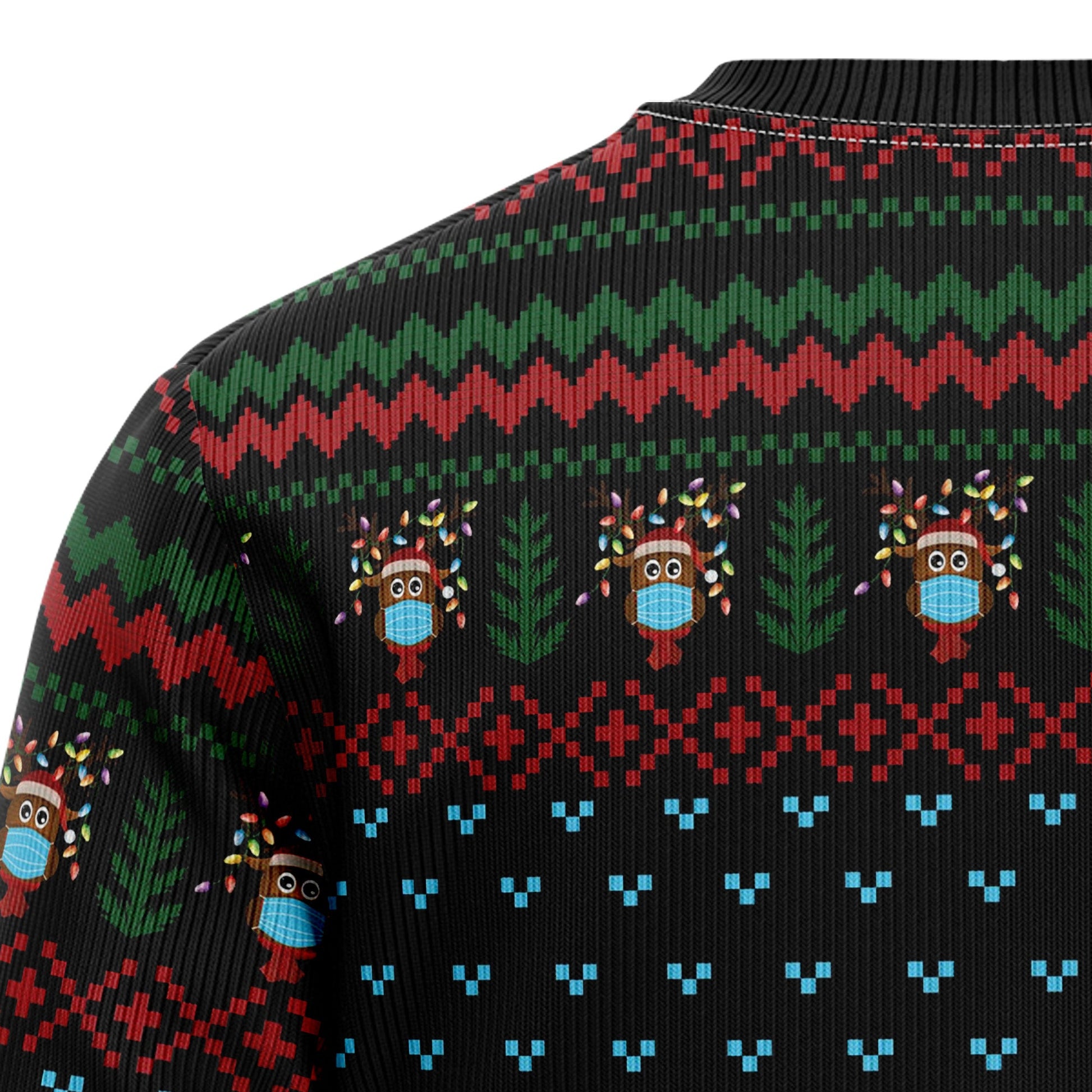 litzzy Oh Deer TY0411 Ugly Christmas Sweater -  Best Gift For Christmas, Noel Malalan - Christmas Signature sweater   