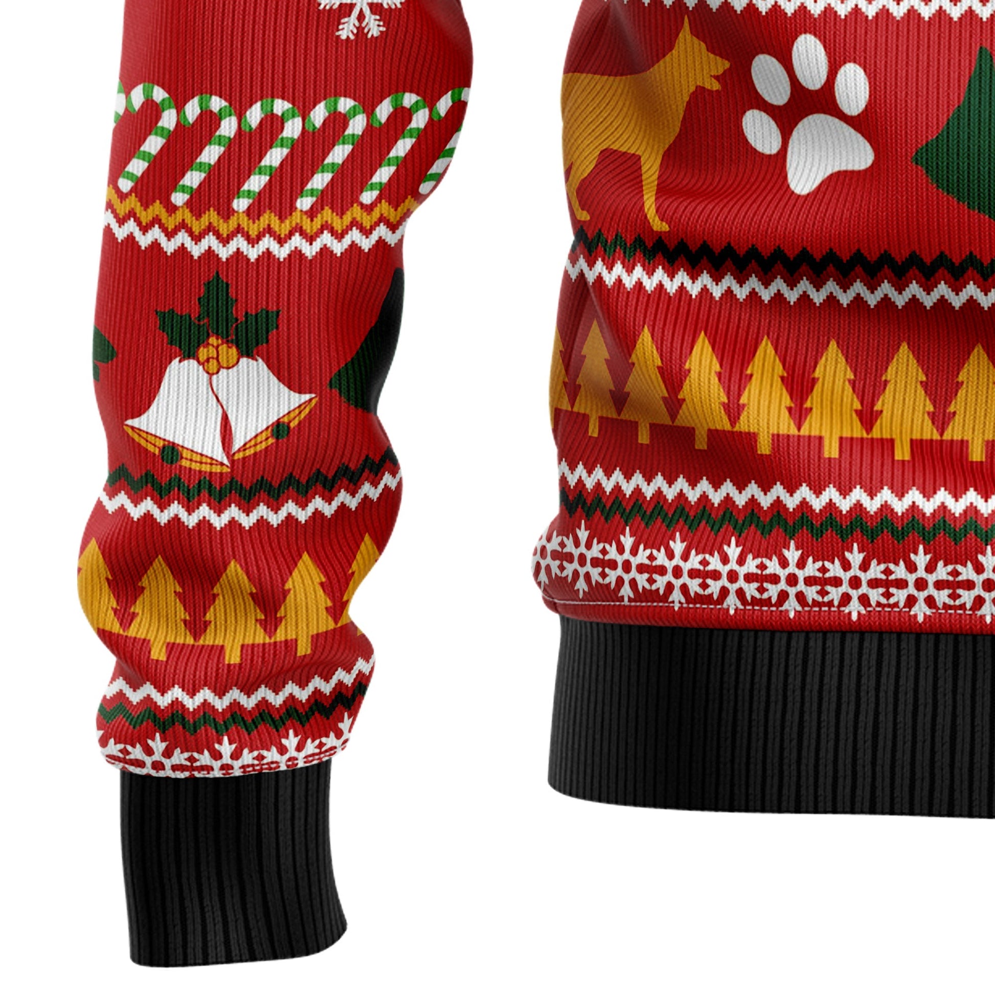 litzzy German Shepherd Waiting For Christmas G51026 Ugly Christmas Sweater -  Best Gift For Christmas, Noel Malalan - Christmas Signature sweater   
