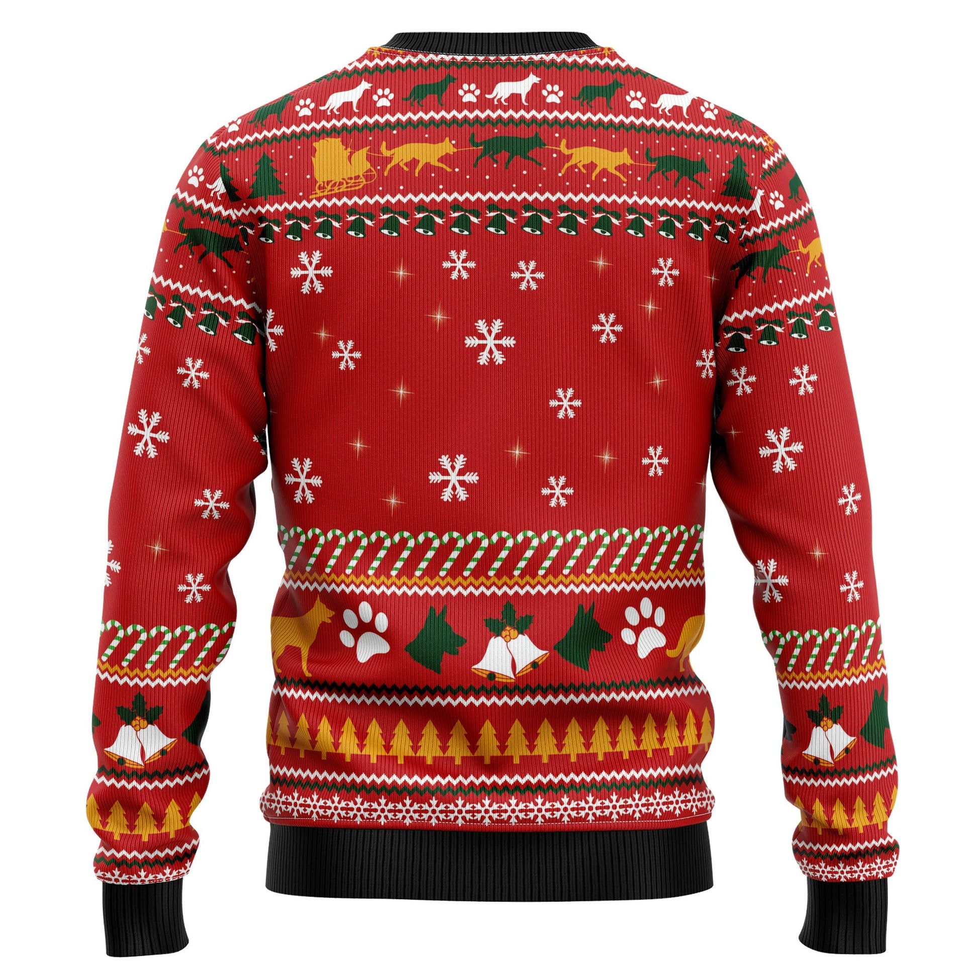 litzzy German Shepherd Waiting For Christmas G51026 Ugly Christmas Sweater -  Best Gift For Christmas, Noel Malalan - Christmas Signature sweater   