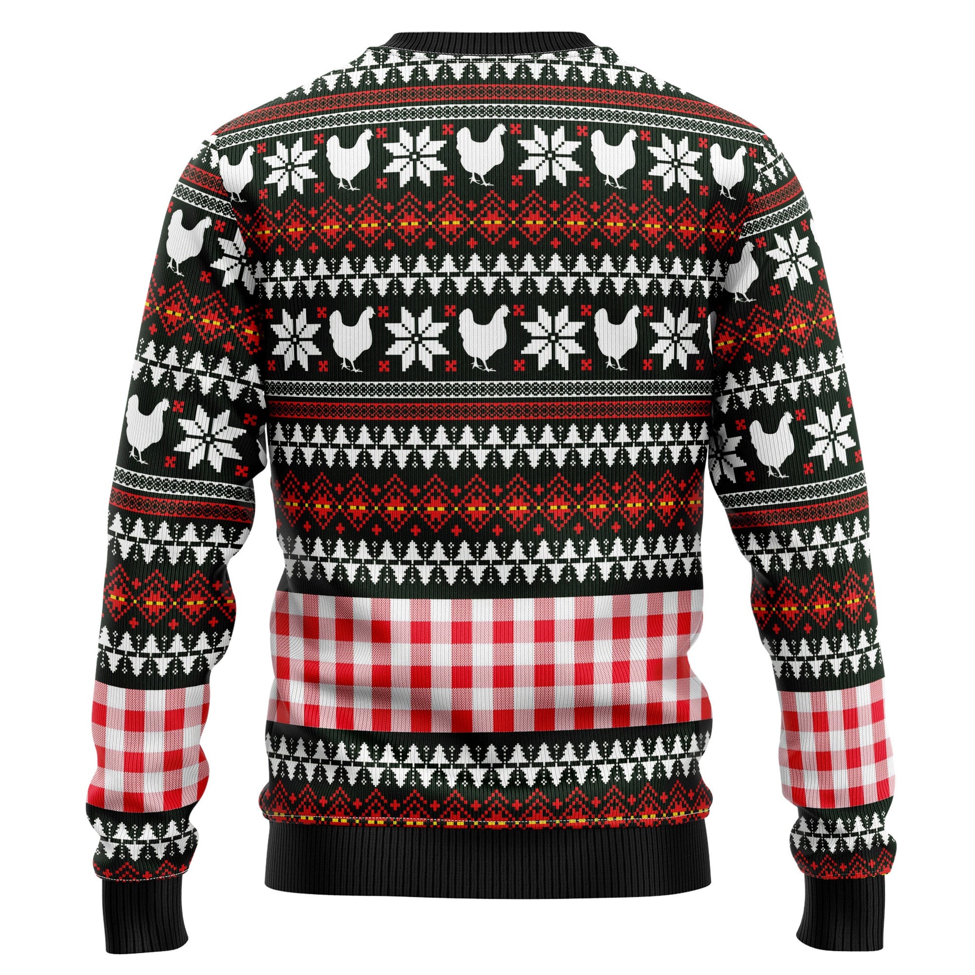 litzzy Chicken Under Snow G5115 Ugly Christmas Sweater -  Best Gift For Christmas, Noel Malalan - Christmas Signature sweater   
