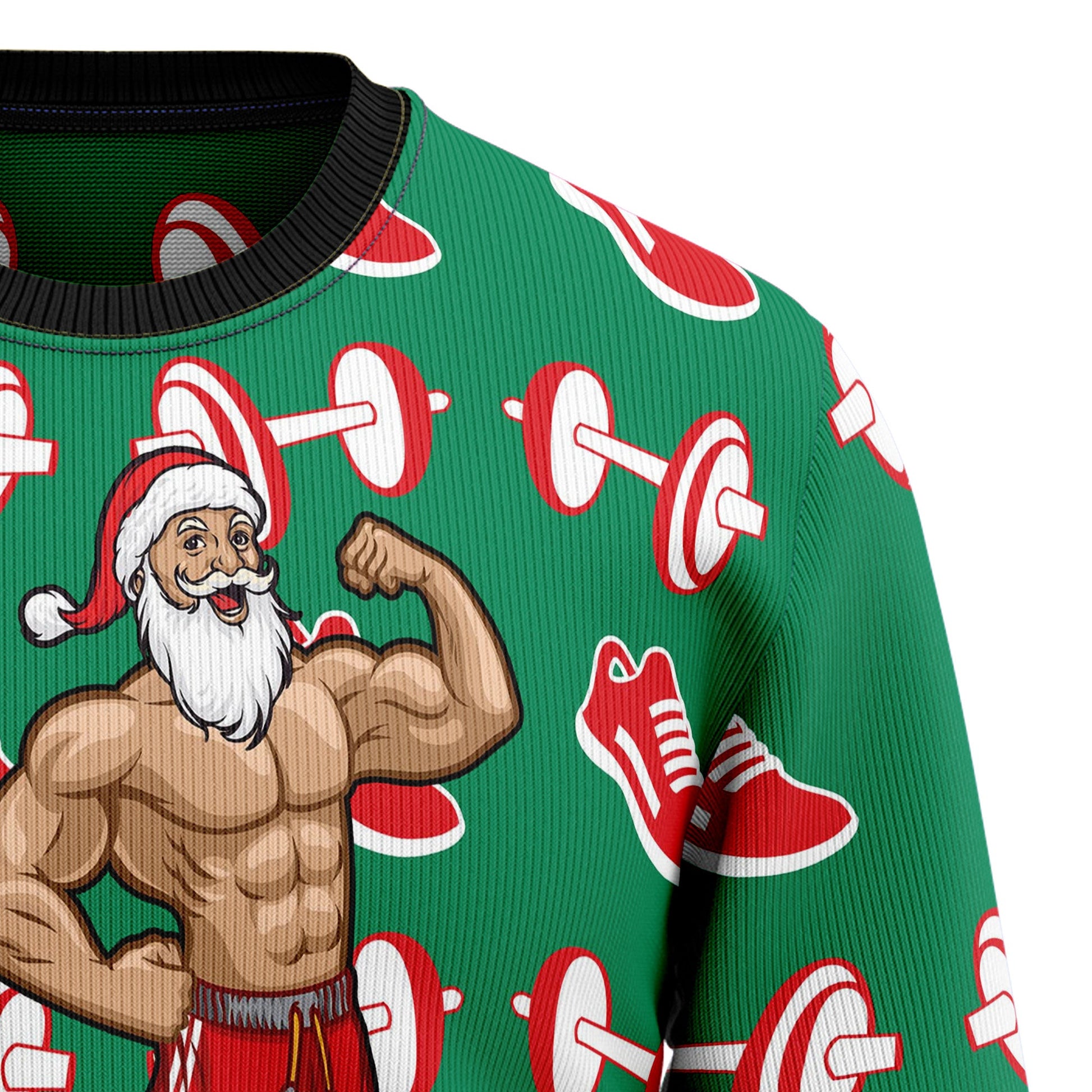litzzy Santa Gym HZ92809 Ugly Christmas Sweater -  Best Gift For Christmas, Noel Malalan - Christmas Signature sweater   