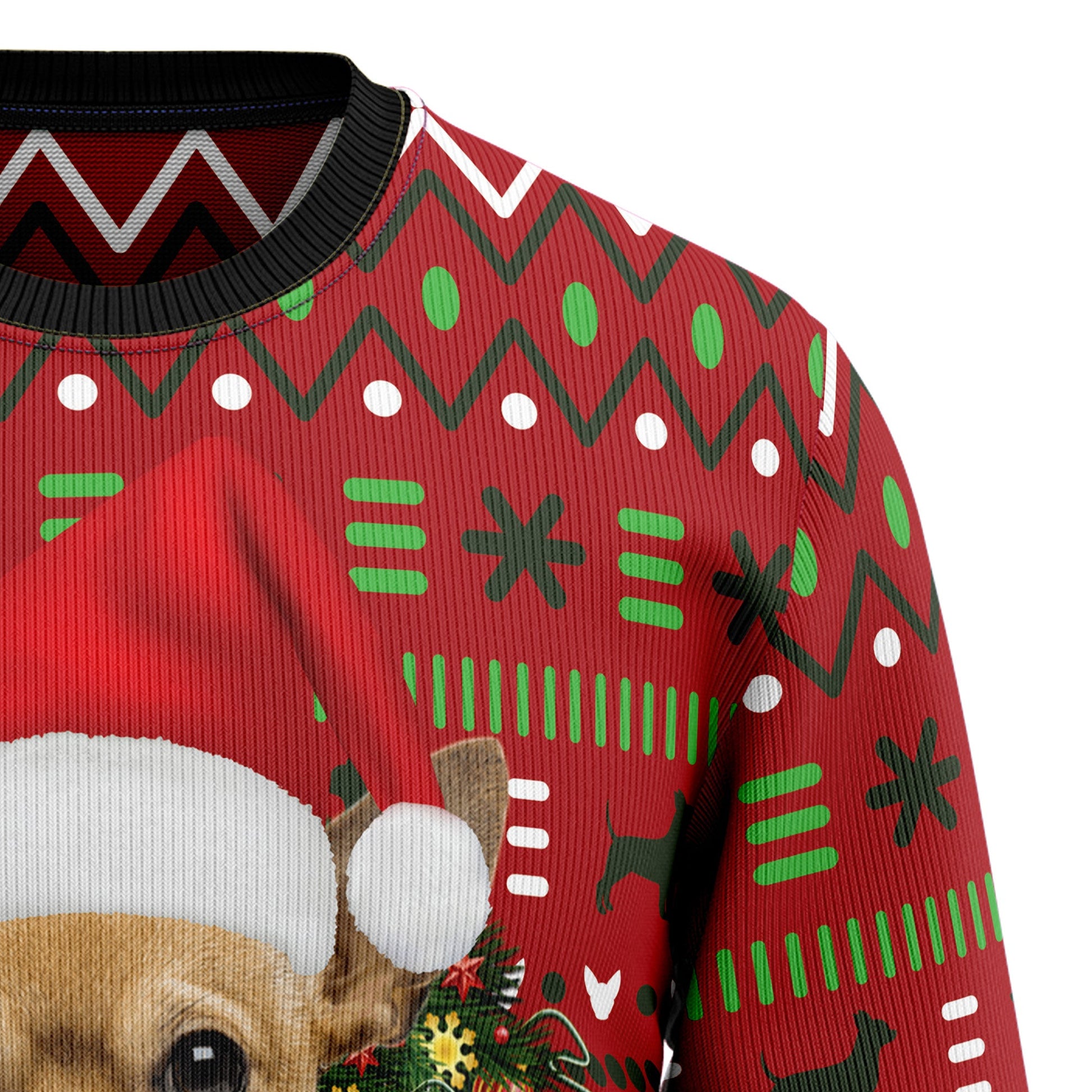 litzzy Playful Chihuahua Merry Christmas HZ92301 Ugly Christmas Sweater -  Best Gift For Christmas, Noel Malalan - Christmas Signature sweater   