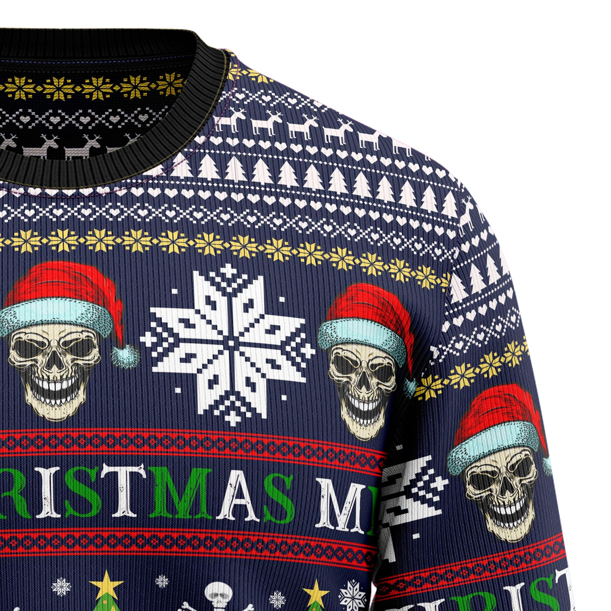litzzy Skull Christmas TY239 Ugly Christmas Sweater -  Best Gift For Christmas, Noel Malalan - Christmas Signature sweater   