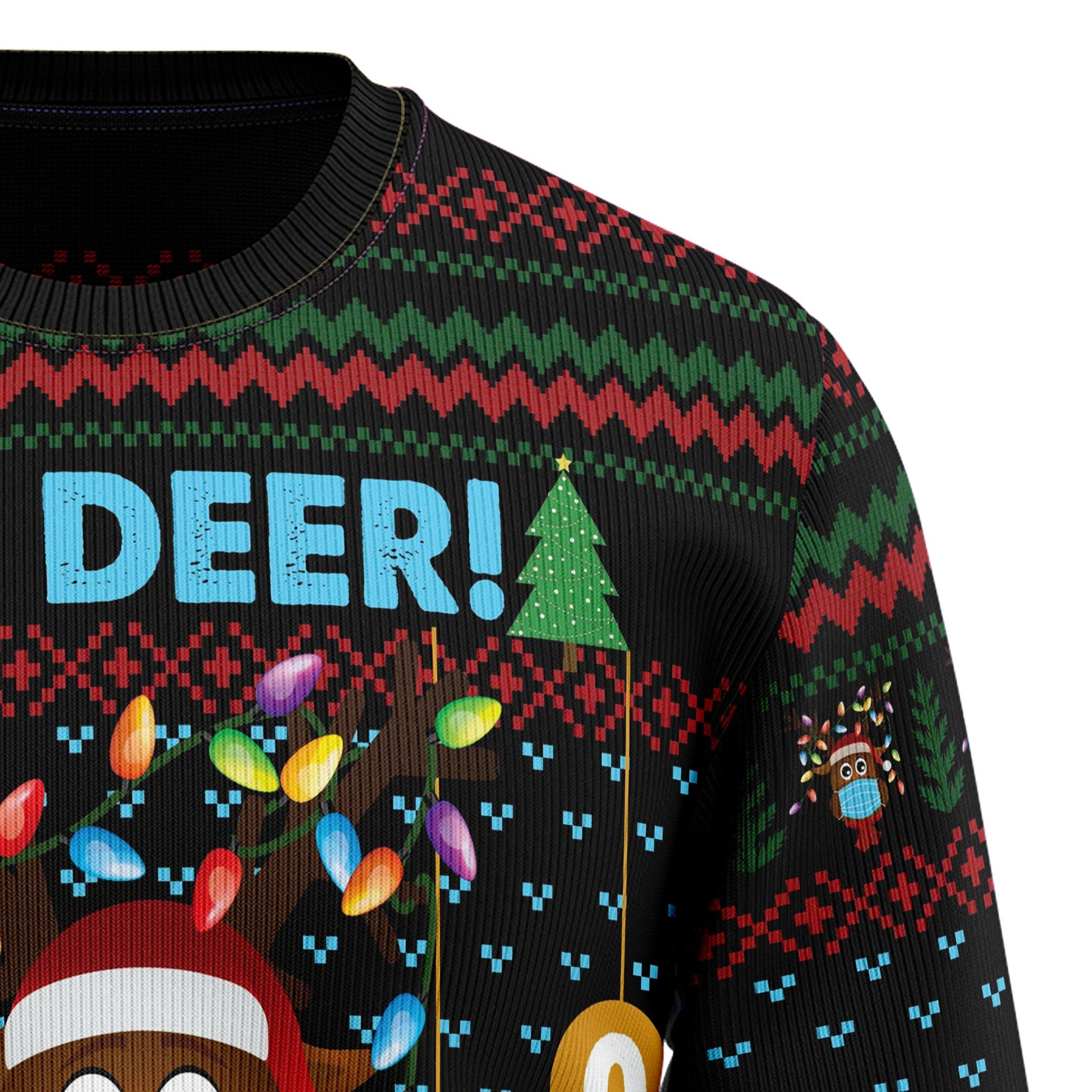 litzzy Oh Deer TY0411 Ugly Christmas Sweater -  Best Gift For Christmas, Noel Malalan - Christmas Signature sweater   