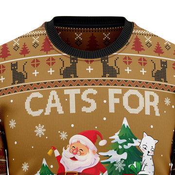 litzzy Cats For Everybody G51022 Ugly Christmas Sweater -  Best Gift For Christmas, Noel Malalan - Christmas Signature sweater   