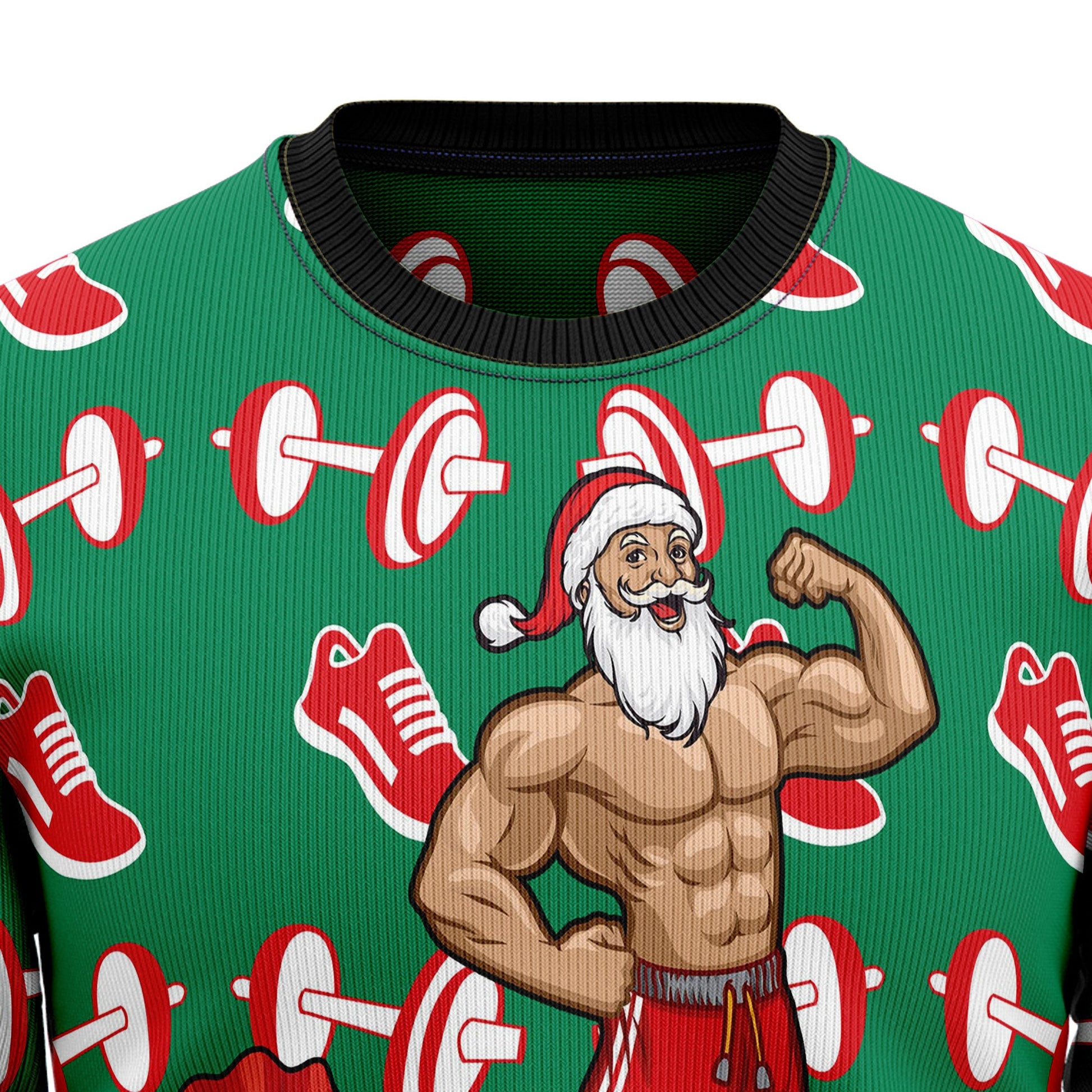 litzzy Santa Gym HZ92809 Ugly Christmas Sweater -  Best Gift For Christmas, Noel Malalan - Christmas Signature sweater   