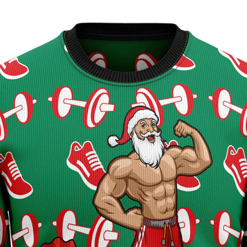 litzzy Santa Gym HZ92809 Ugly Christmas Sweater -  Best Gift For Christmas, Noel Malalan - Christmas Signature sweater   