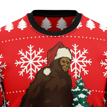 litzzy Bigfoot HT92309 Ugly Christmas Sweater -  Best Gift For Christmas, Noel Malalan - Christmas Signature sweater   