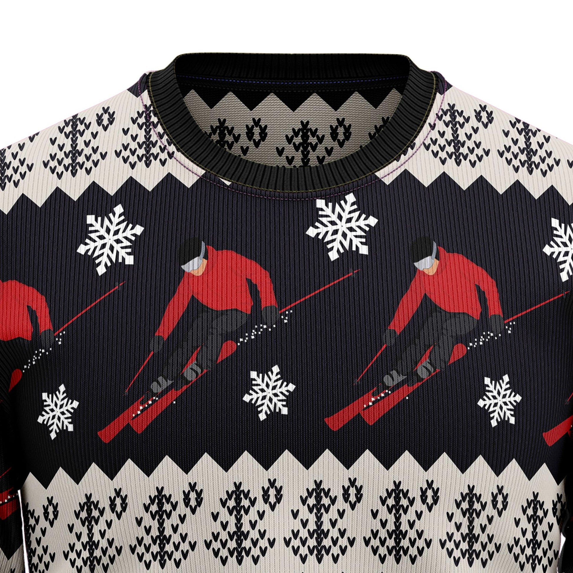 litzzy Skiing Christmas T810 Ugly Christmas Sweater -  Best Gift For Christmas, Noel Malalan - Christmas Signature sweater   