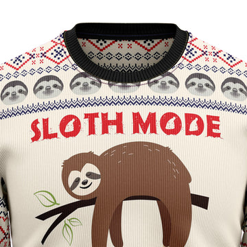 litzzy Sloth Mode Activated HZ102608 Ugly Christmas Sweater -  Best Gift For Christmas, Noel Malalan - Christmas Signature sweater   