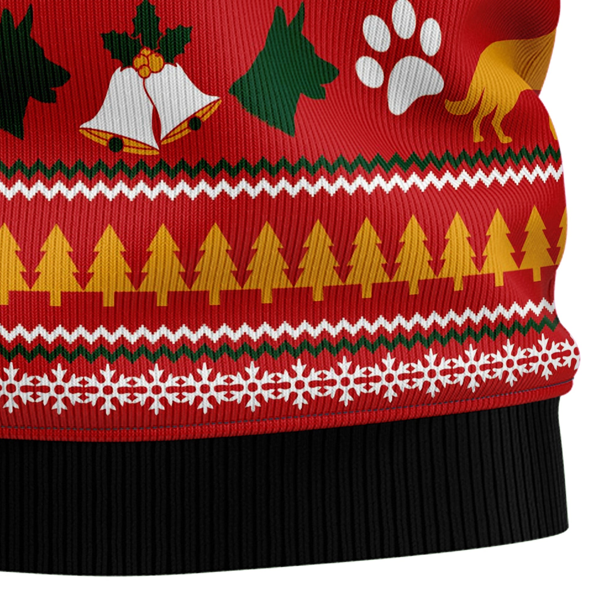 litzzy German Shepherd Waiting For Christmas G51026 Ugly Christmas Sweater -  Best Gift For Christmas, Noel Malalan - Christmas Signature sweater   
