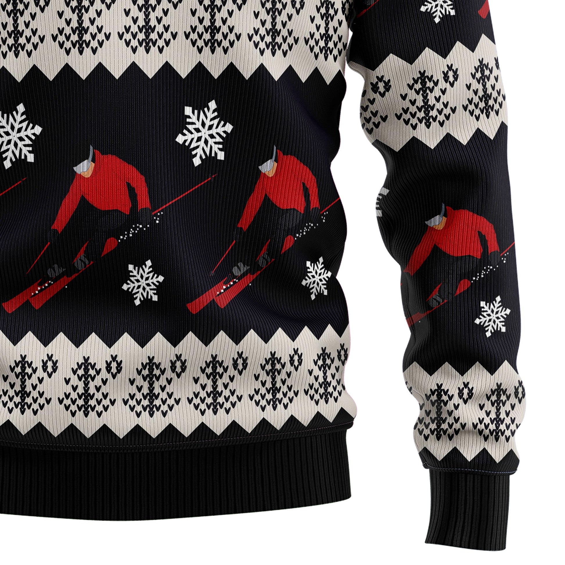 litzzy Skiing Christmas T810 Ugly Christmas Sweater -  Best Gift For Christmas, Noel Malalan - Christmas Signature sweater   