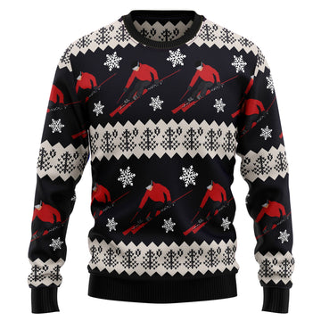 litzzy Skiing Christmas T810 Ugly Christmas Sweater -  Best Gift For Christmas, Noel Malalan - Christmas Signature sweater   