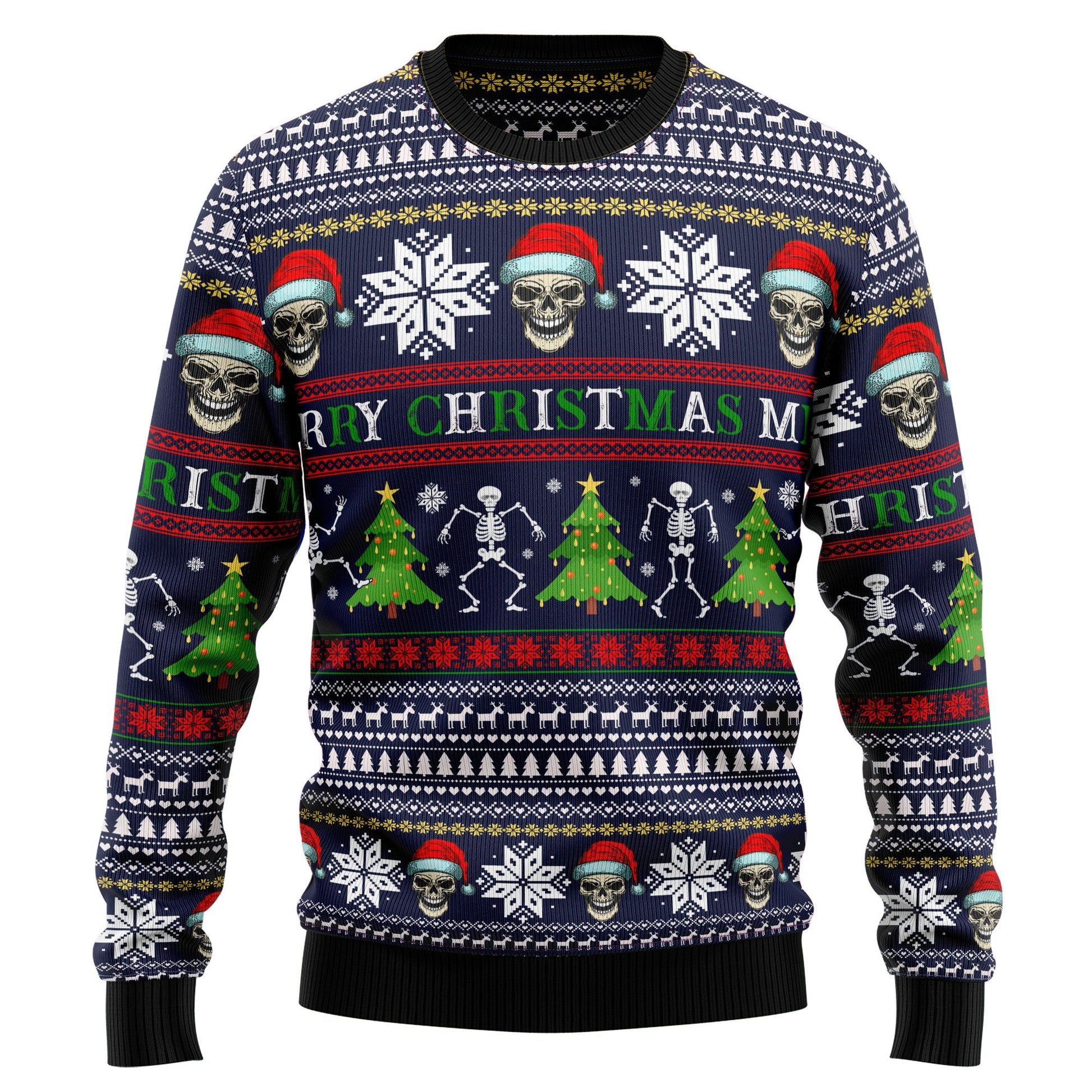 litzzy Skull Christmas TY239 Ugly Christmas Sweater -  Best Gift For Christmas, Noel Malalan - Christmas Signature sweater   