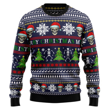 litzzy Skull Christmas TY239 Ugly Christmas Sweater -  Best Gift For Christmas, Noel Malalan - Christmas Signature sweater   