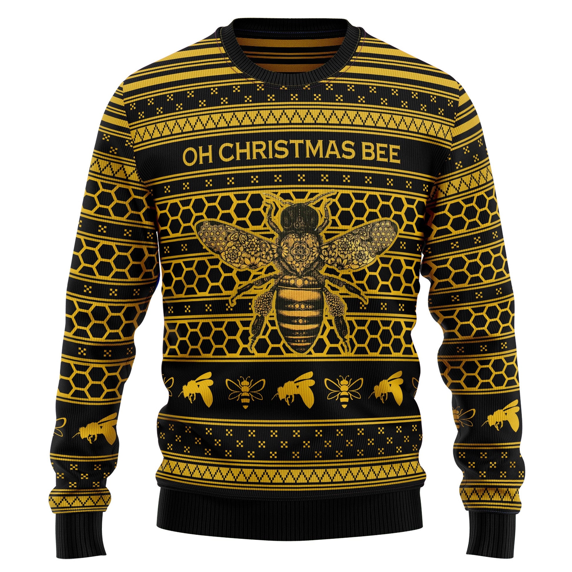 litzzy Oh Christmas Bee TG51020 Ugly Christmas Sweater -  Best Gift For Christmas, Noel Malalan - Christmas Signature sweater   
