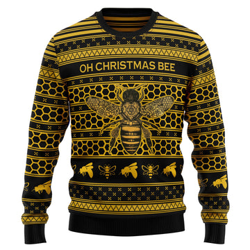 litzzy Oh Christmas Bee TG51020 Ugly Christmas Sweater -  Best Gift For Christmas, Noel Malalan - Christmas Signature sweater   
