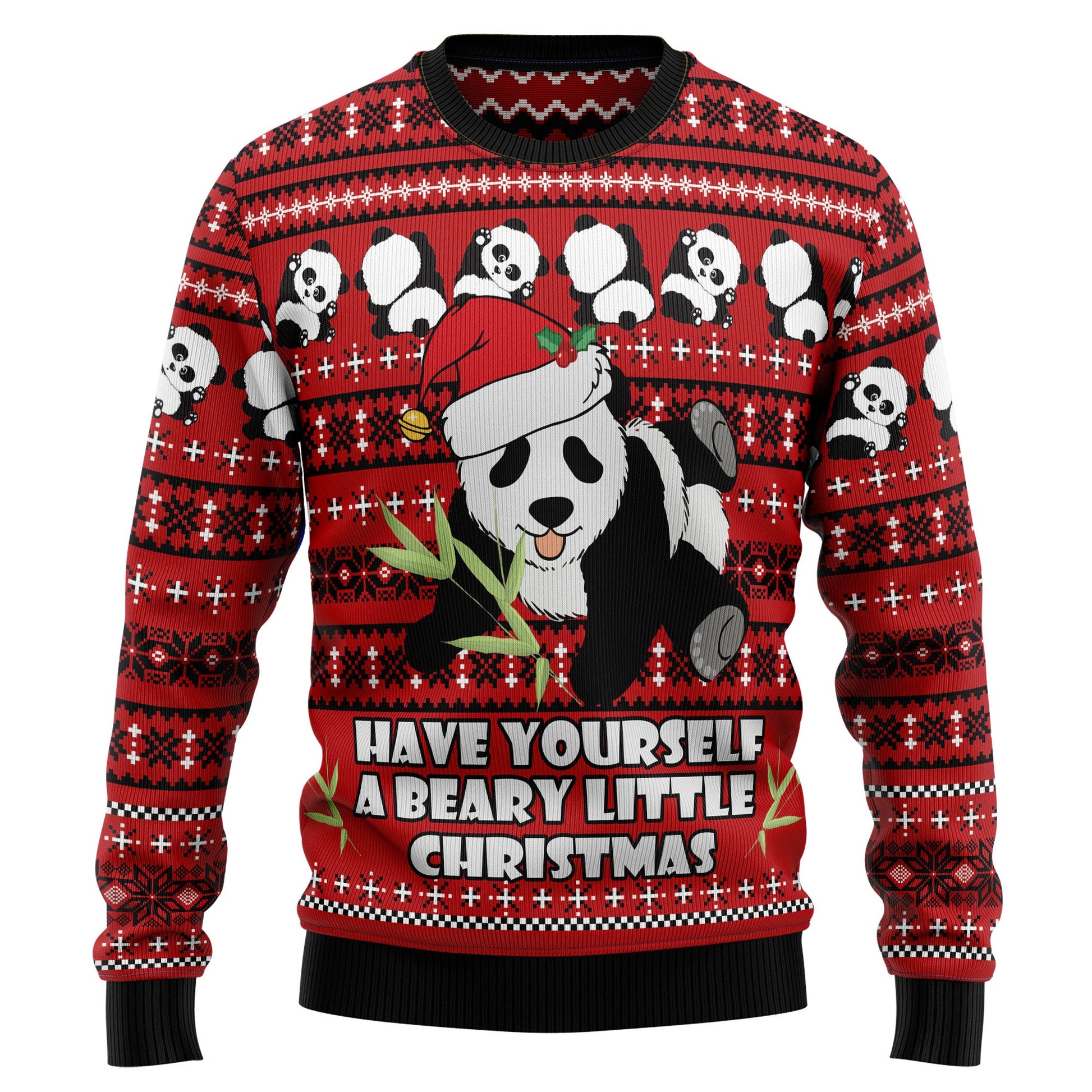 litzzy Panda Christmas T0411 Ugly Christmas Sweater -  Best Gift For Christmas, Noel Malalan - Christmas Signature sweater   