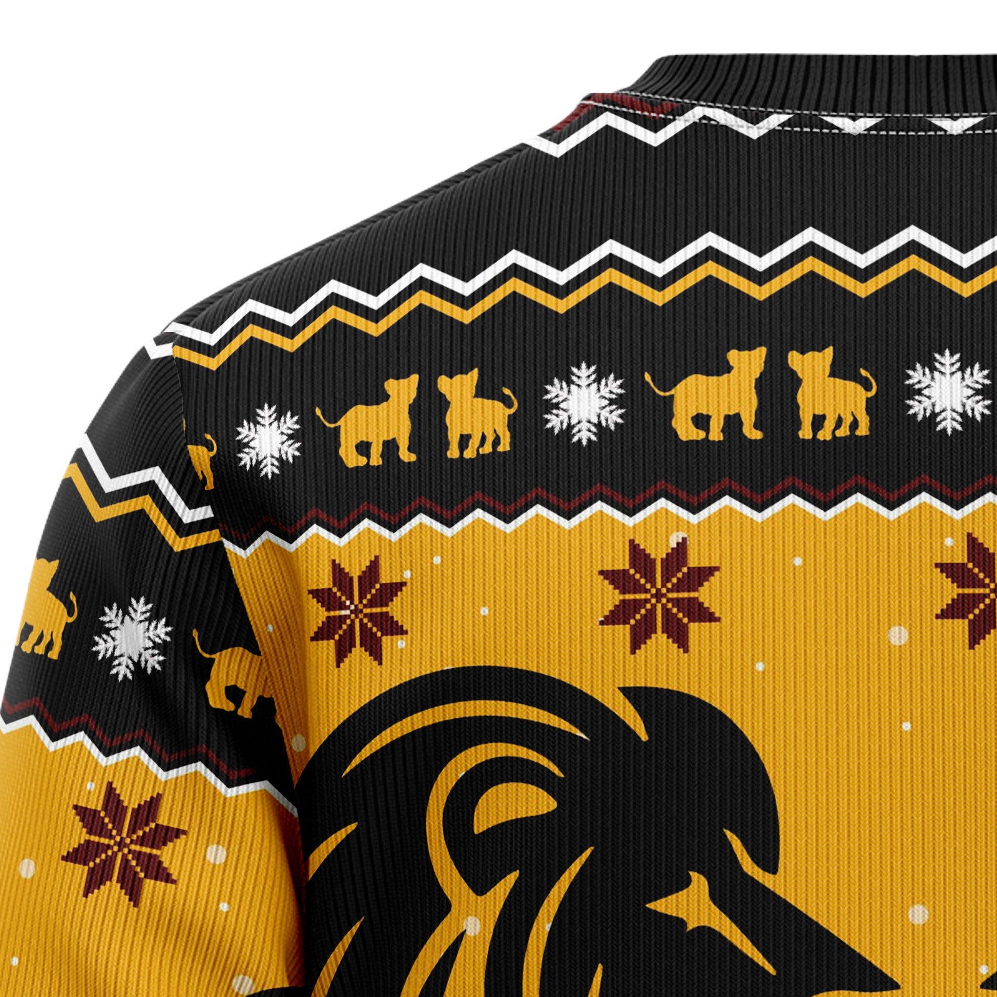 litzzy Lion Xmas TY110 Ugly Christmas Sweater -  Best Gift For Christmas, Noel Malalan - Christmas Signature sweater   