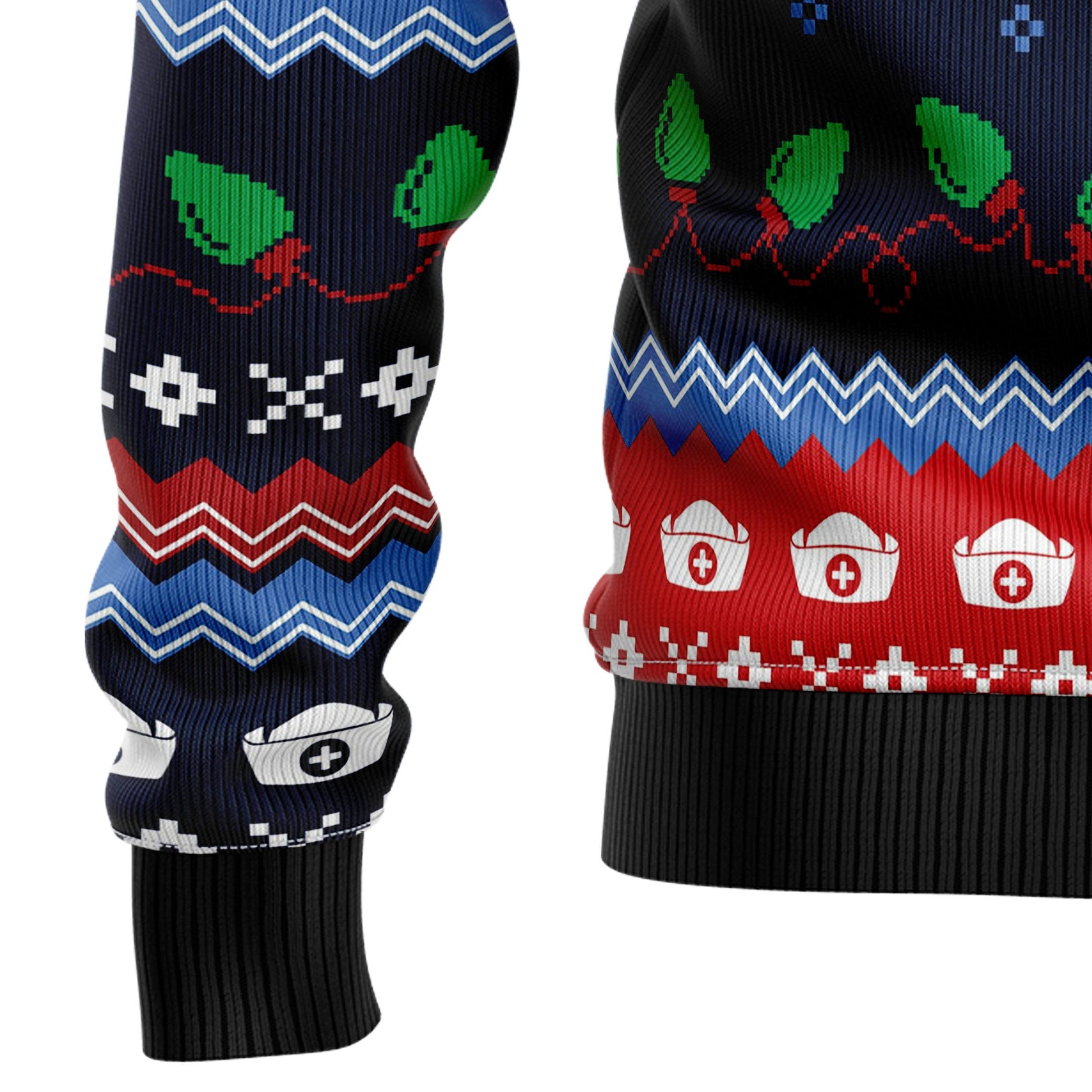 litzzy Merry Christmas Nurse HZ102108 Ugly Christmas Sweater -  Best Gift For Christmas, Noel Malalan - Christmas Signature sweater   