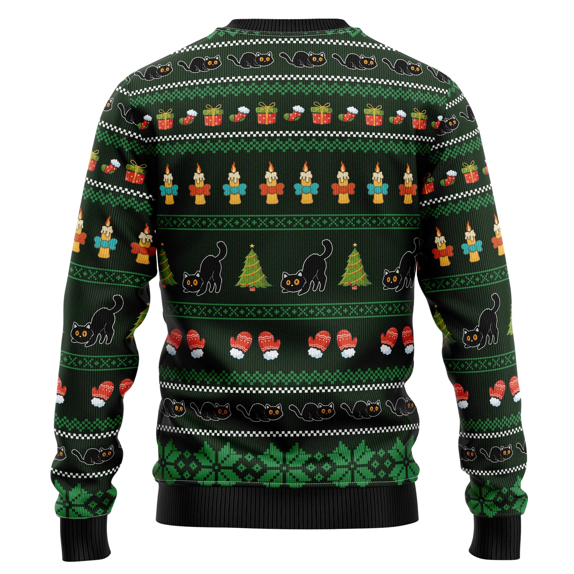litzzy Meowy Christmas Black Cat G5105 Ugly Christmas Sweater -  Best Gift For Christmas, Noel Malalan - Christmas Signature sweater   