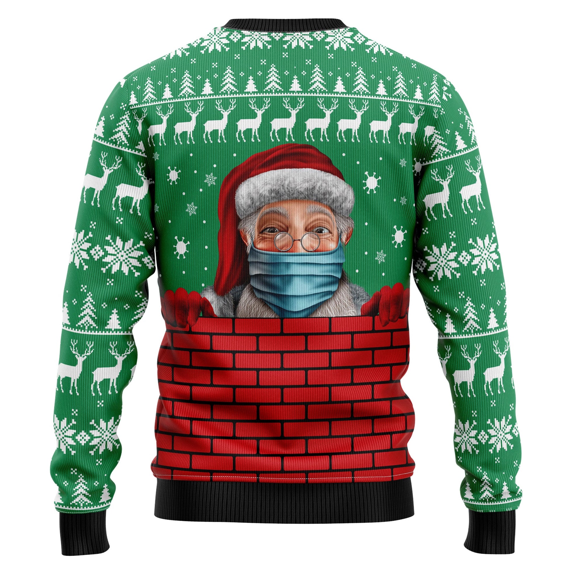litzzy Merry And Masked Christmas 2021 Ugly Christmas Sweater -  Best Gift For Christmas, Noel Malalan - Christmas Signature sweater   