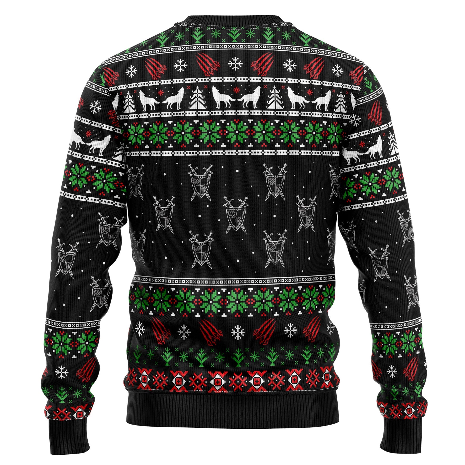 litzzy Awesome Wolf G51029 Ugly Christmas Sweater -  Best Gift For Christmas, Noel Malalan - Christmas Signature sweater   