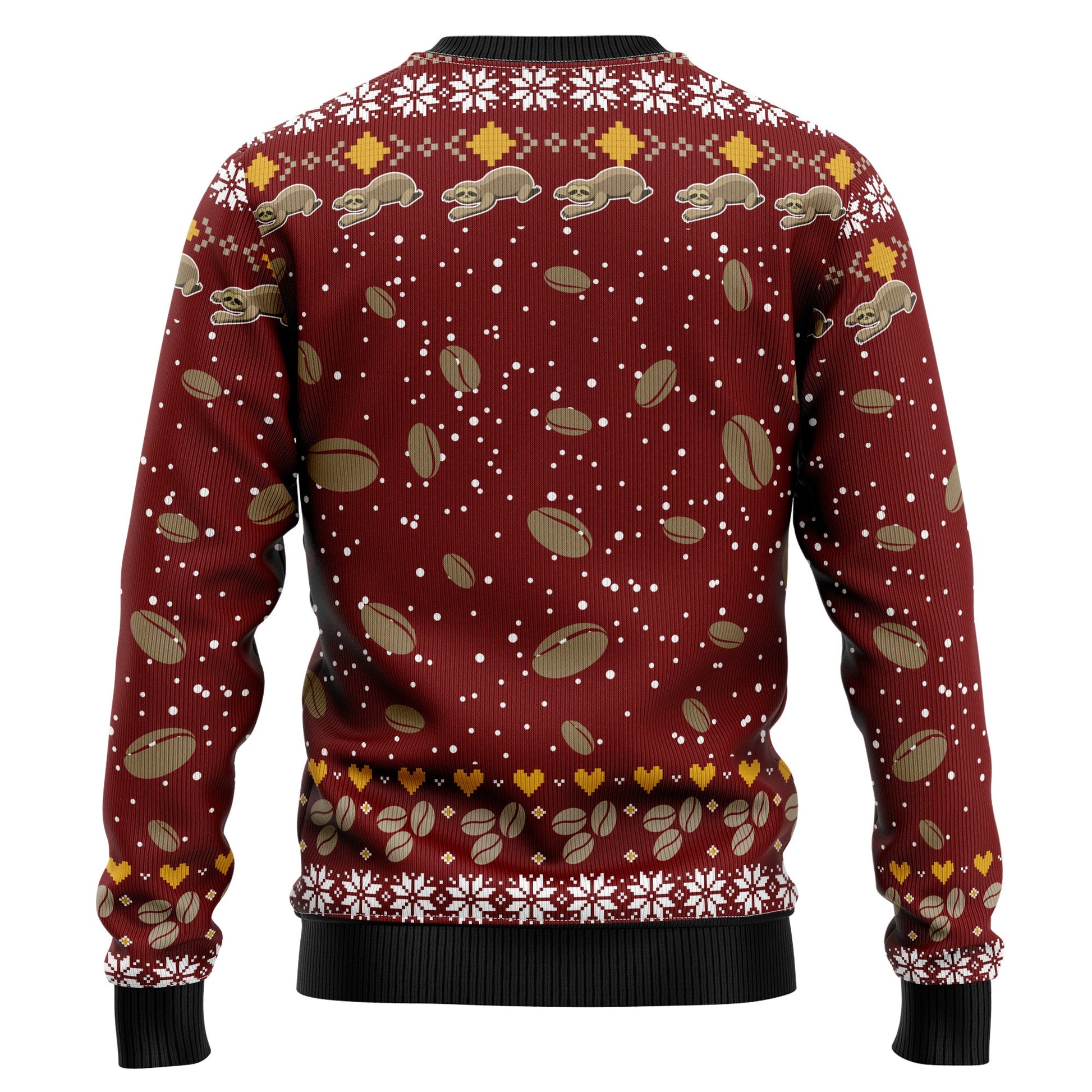litzzy Sloth Coffee D1111 Ugly Christmas Sweater -  Best Gift For Christmas, Noel Malalan - Christmas Signature sweater   