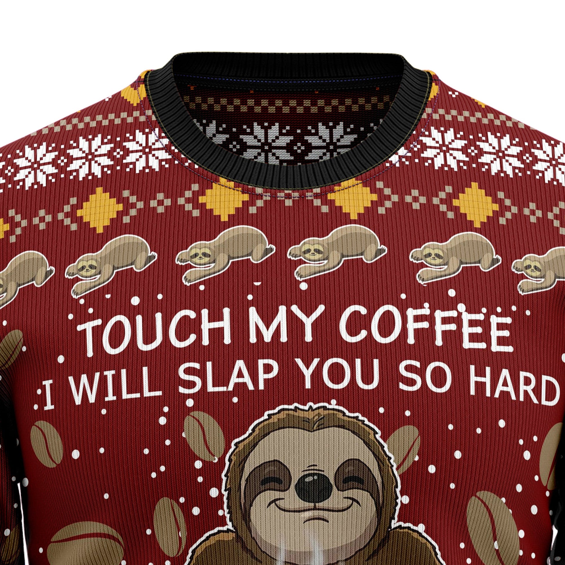 litzzy Sloth Coffee D1111 Ugly Christmas Sweater -  Best Gift For Christmas, Noel Malalan - Christmas Signature sweater   