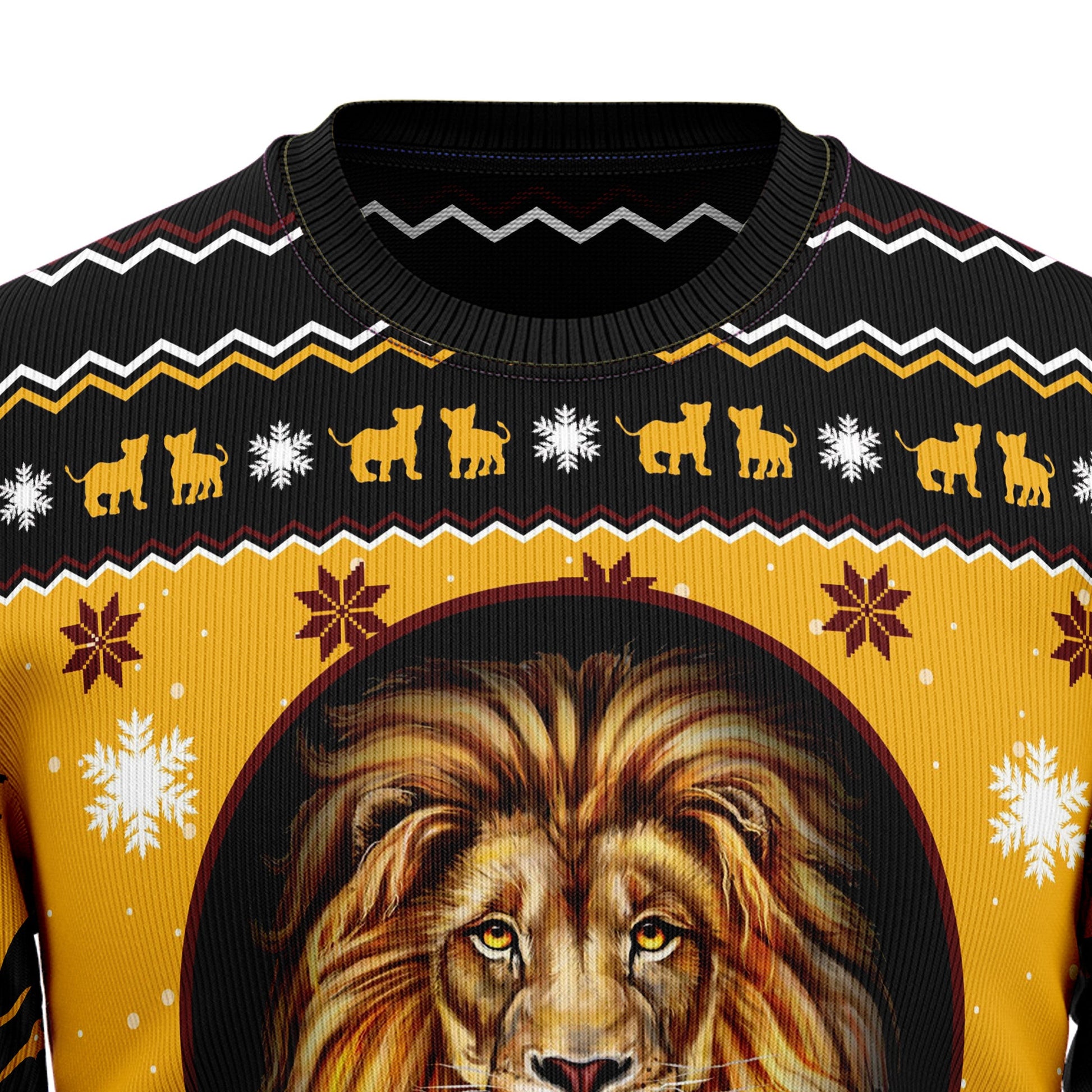 litzzy Lion Xmas TY110 Ugly Christmas Sweater -  Best Gift For Christmas, Noel Malalan - Christmas Signature sweater   