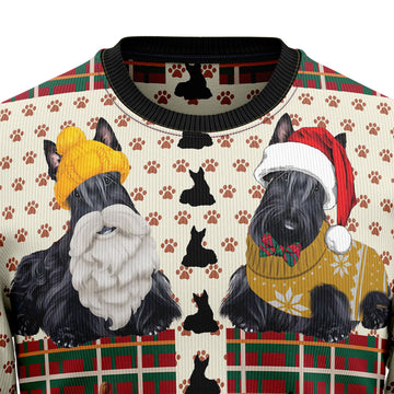 litzzy Scottish Terrier Christmas T249 Ugly Christmas Sweater -  Best Gift For Christmas, Noel Malalan - Christmas Signature sweater   
