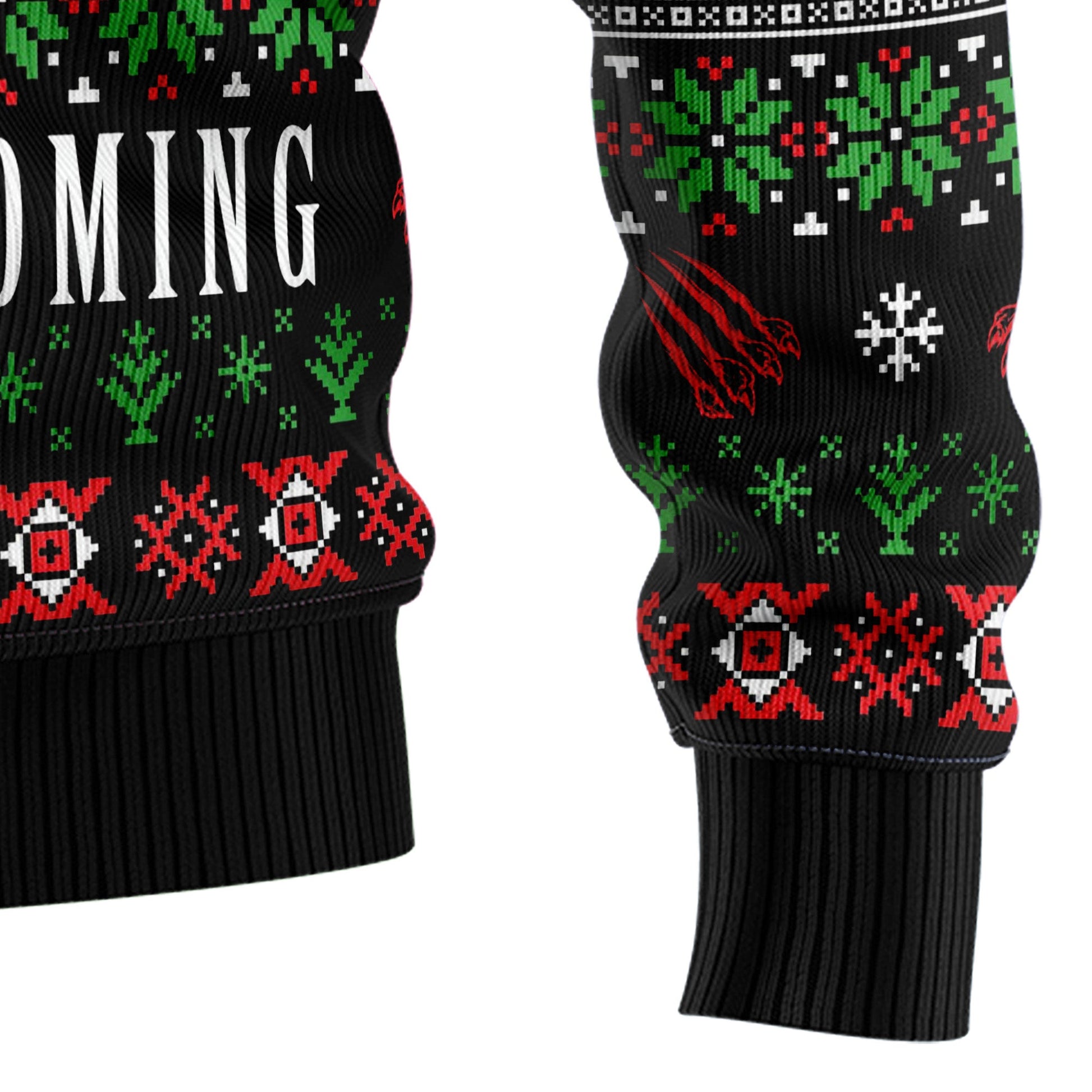 litzzy Awesome Wolf G51029 Ugly Christmas Sweater -  Best Gift For Christmas, Noel Malalan - Christmas Signature sweater   