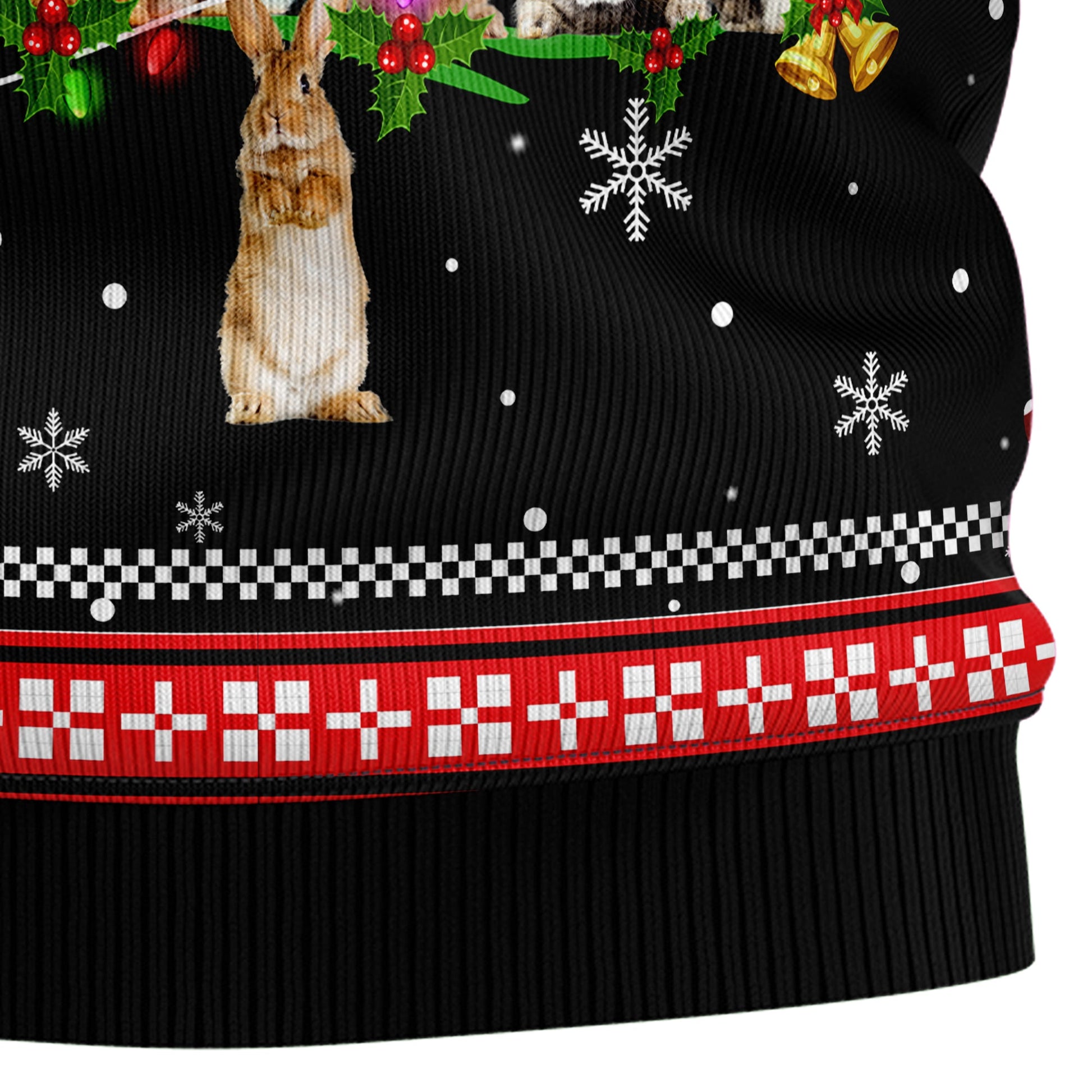litzzy Rabbit Pine Christmas T229 All Over Print Ugly Christmas Sweater -  Best Gift For Christmas, Noel Malalan - Christmas Signature sweater   