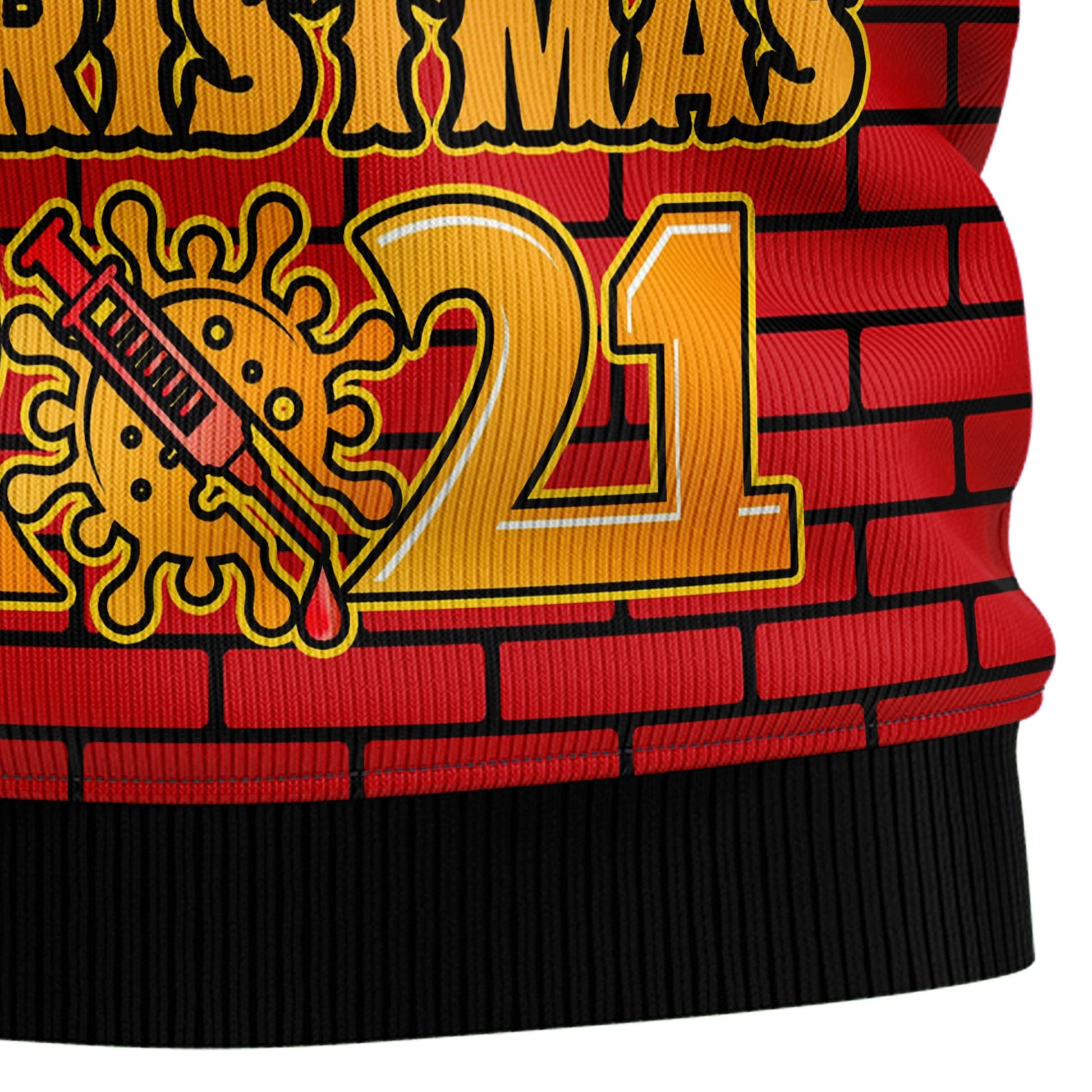 litzzy Merry And Masked Christmas 2021 Ugly Christmas Sweater -  Best Gift For Christmas, Noel Malalan - Christmas Signature sweater   